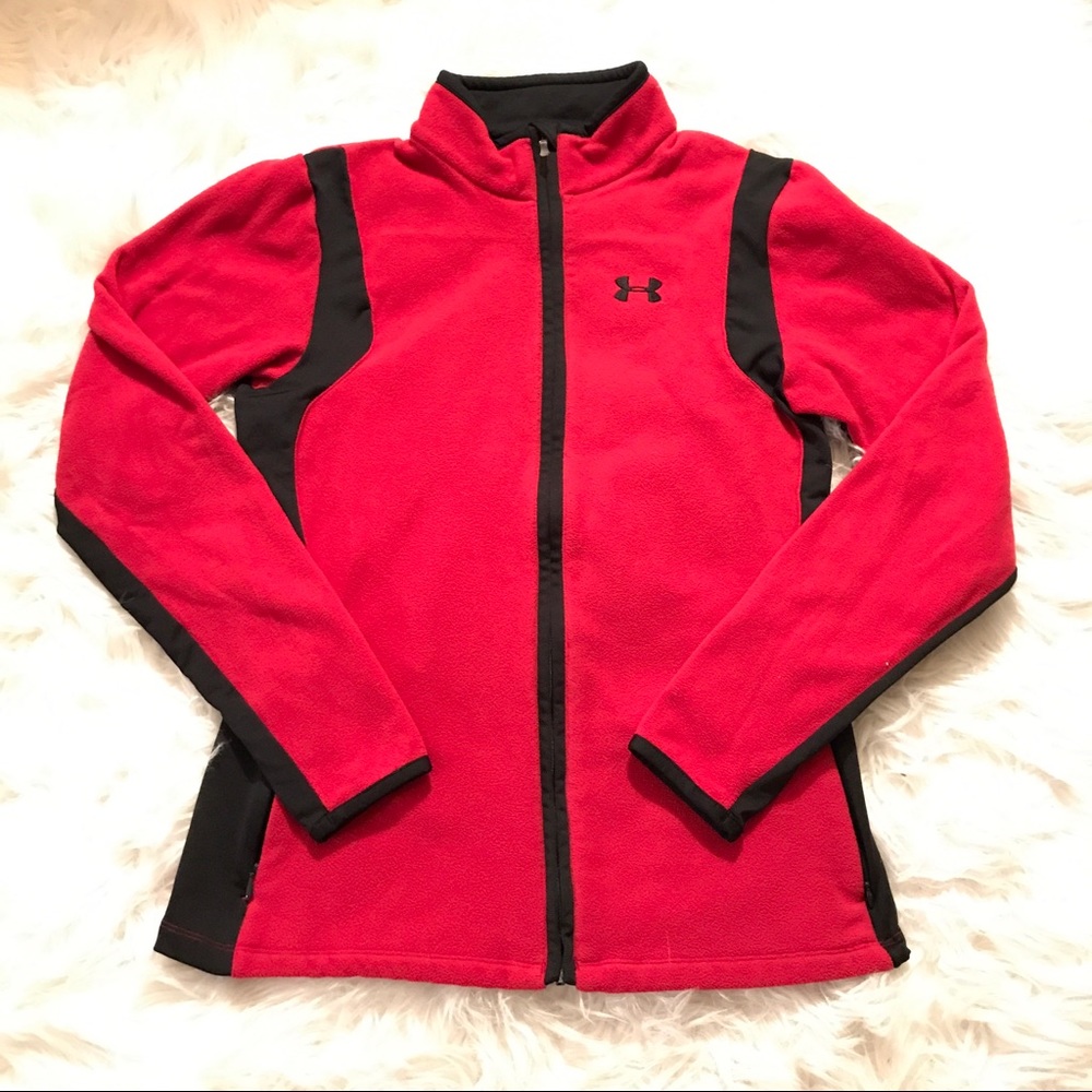 Under Armour Cold Gear Zip Up Dark Raspberry